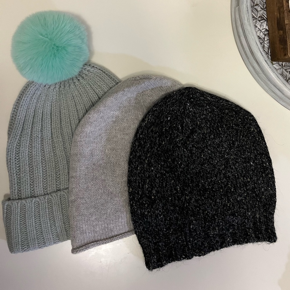 Athleta Beanie x2 + Banana Republic Beanie